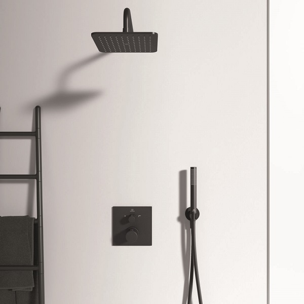 ORNAMENT BATERIE TERMOSTATATA CADA/DUS CERATHERM C100  SILK BLACK (ESTE NECESAR EASY-BOX)